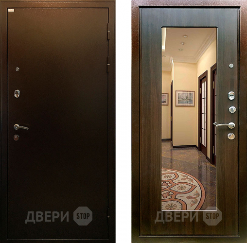 Входная металлическая Дверь Ратибор Милан зеркало Эковенге в Домодедово