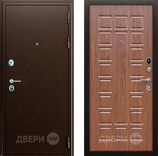 Входная металлическая Дверь АСД Спартак Орех темный в Домодедово