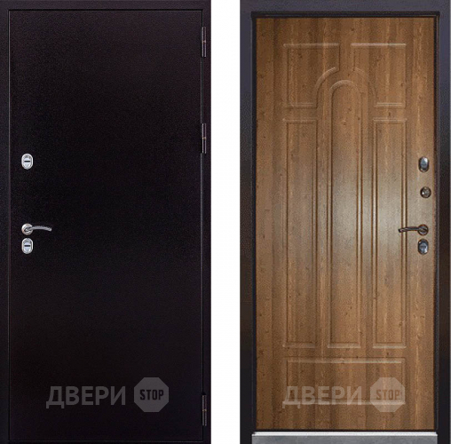 Дверь Заводская Урал Термо Орех Кантри (с терморазрывом) в Домодедово