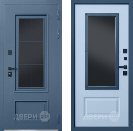 Входная металлическая Дверь АСД Терморазрыв Эльбрус с окном и английской решеткой в Домодедово