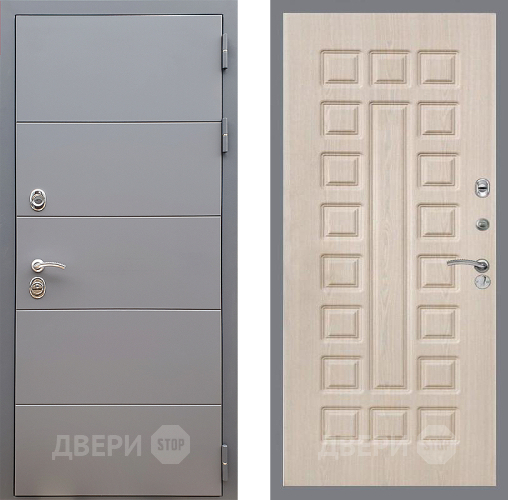 Дверь Стоп АРТ ГРАФИТ ФЛ-183 Беленый дуб в Домодедово