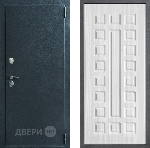 Входная металлическая Дверь Дверной континент ДК-70 Дизайн ФЛ-183 Сандал белый в Домодедово