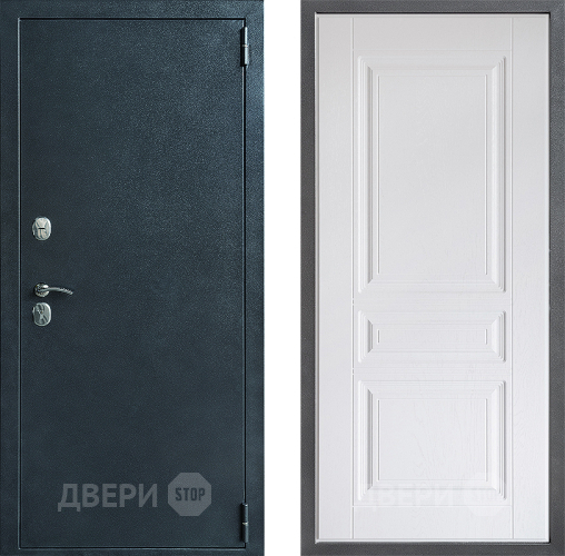 Входная металлическая Дверь Дверной континент ДК-70 Дизайн ФЛ-243 Альберо Браш серебро в Домодедово