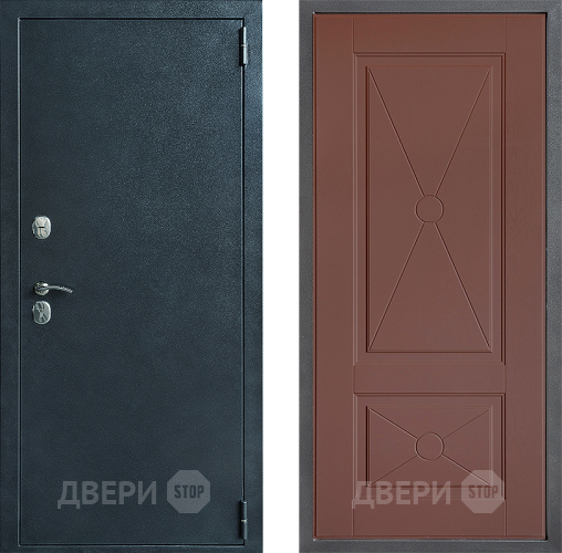 Входная металлическая Дверь Дверной континент ДК-70 Дизайн ФЛ-617 Ясень шоколадный в Домодедово