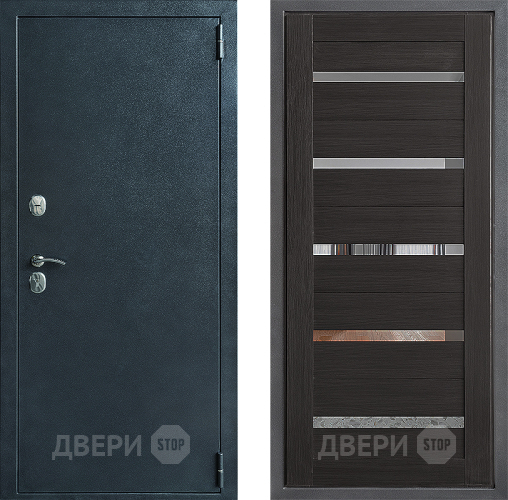 Входная металлическая Дверь Дверной континент ДК-70 Дизайн ФЛ-47 Венге в Домодедово