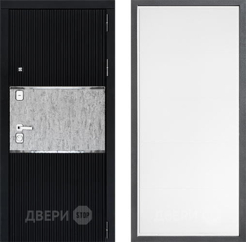 Входная металлическая Дверь Дверной континент ДК-13 ФЛ-649 Белый софт в Домодедово