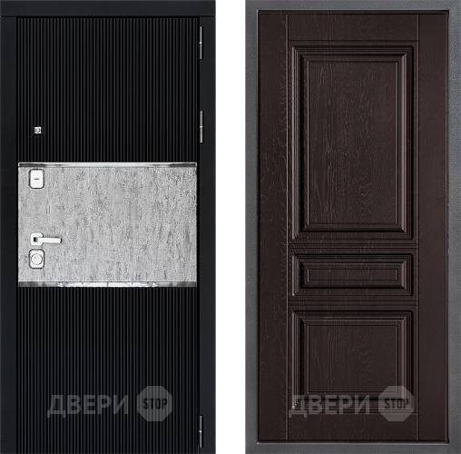 Входная металлическая Дверь Дверной континент ДК-13 ФЛ-243 Дуб шоколадный в Домодедово