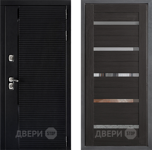 Входная металлическая Дверь Дверной континент ДК-1 ФЛ-47 Венге в Домодедово