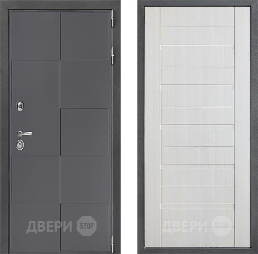 Входная металлическая Дверь Дверной континент ДК-3/606 ФЛ-70 Лиственница белая в Домодедово