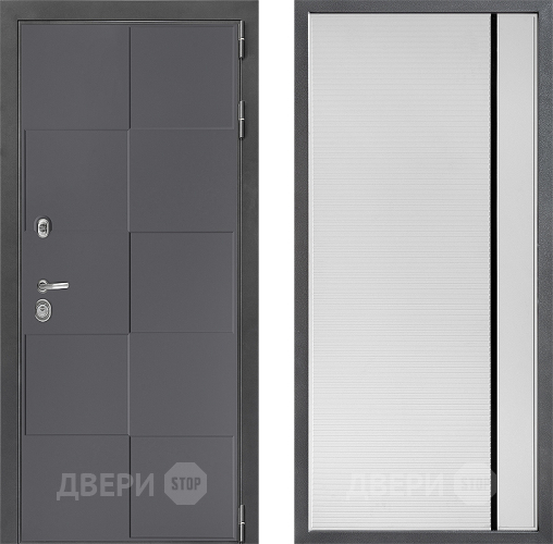 Дверь Дверной континент ДК-3/606 ФЛ-757 Черное Стекло Софт милк в Домодедово