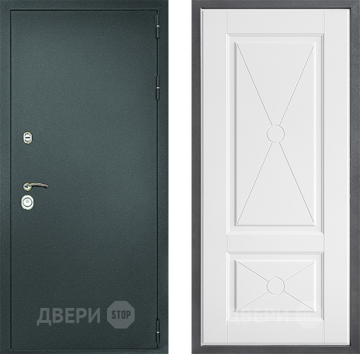 Входная металлическая Дверь Дверной континент Рубикон Серебро Дизайн ФЛ-617 Софт милк в Домодедово
