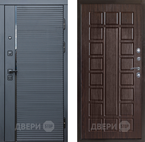 Входная металлическая Дверь Престиж Черная Линия Престиж Венге в Домодедово