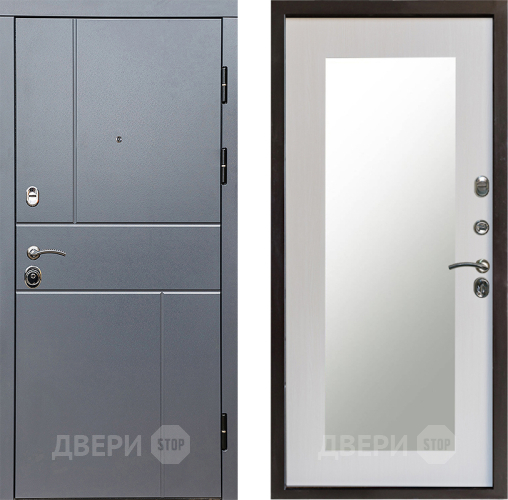 Дверь Престиж Горизонт Грэй Зеркло Пастораль Лиственница белая в Домодедово