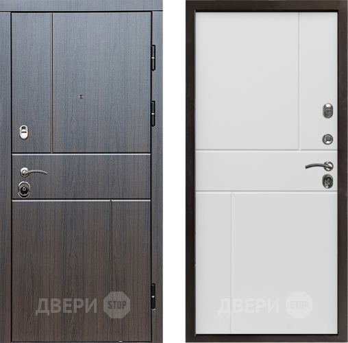 Входная металлическая Дверь Престиж Горизонт Венге Горизонт Бетон белый в Домодедово
