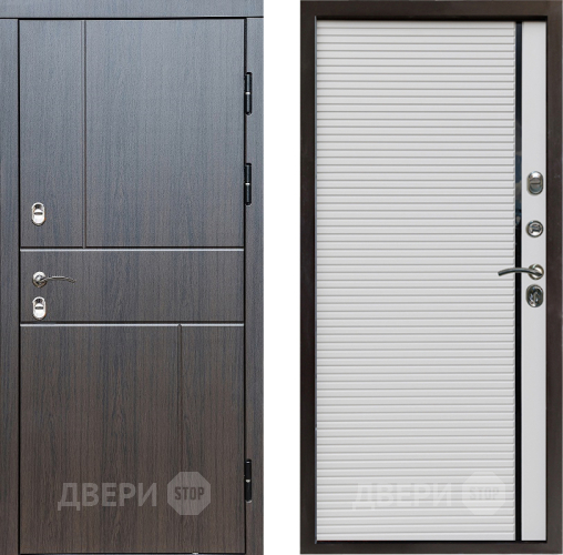 Входная металлическая Дверь Престиж TERMO с терморазрывом Горизонт Венге Porte Белый в Домодедово