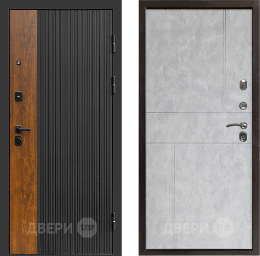 Входная металлическая Дверь Престиж Prestizh Горизонт Бетон светлый в Домодедово