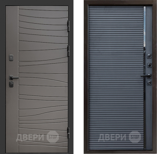 Входная металлическая Дверь Престиж Siciliya Porte Черный кварц в Домодедово