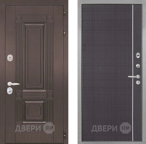 Входная металлическая Дверь Интекрон (INTECRON) Италия В-07 с молдингом Венге в Домодедово
