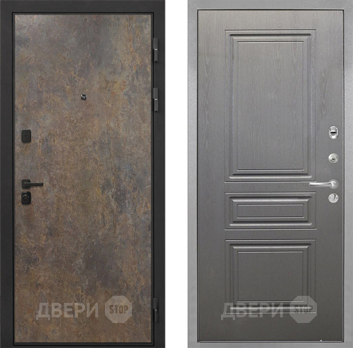Дверь Интекрон (INTECRON) Профит Black Гранж ФЛ-243 Графит вуд дуб в Домодедово