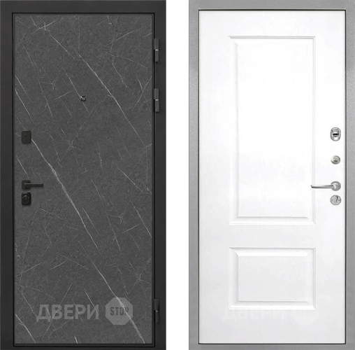Входная металлическая Дверь Интекрон (INTECRON) Профит Black Гранит Лава Оникс Альба Роял Вуд белый в Домодедово