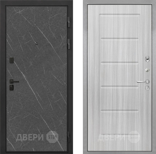 Дверь Интекрон (INTECRON) Профит Black Гранит Лава Оникс ФЛ-39 Сандал белый в Домодедово