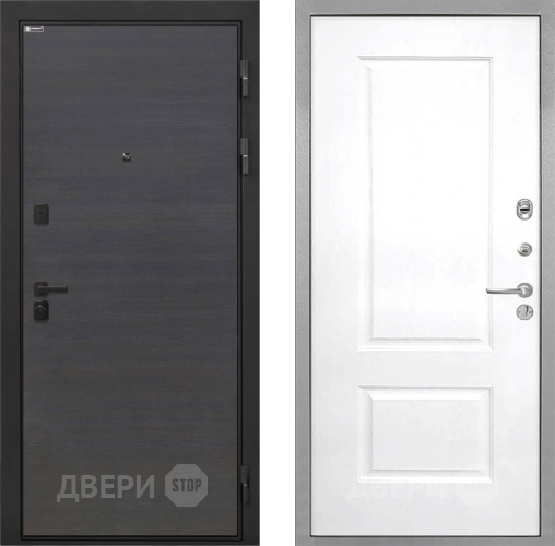 Входная металлическая Дверь Интекрон (INTECRON) Профит Black Эковенге Альба Роял Вуд белый в Домодедово