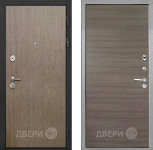 Входная металлическая Дверь Интекрон (INTECRON) Гектор Венге Коричневый Гладкая Дуб тоскано поперечный в Домодедово