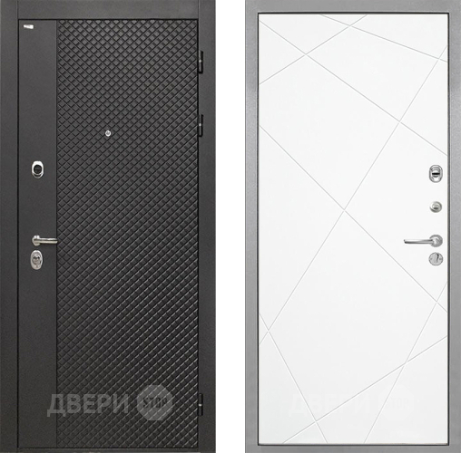 Дверь Интекрон (INTECRON) Олимпия Black 4К Лучи-М Софт милк в Домодедово