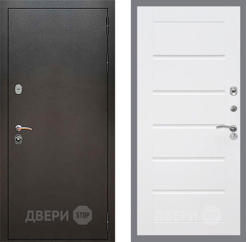 Дверь Рекс (REX) 5 Серебро Антик Сити Белый ясень в Домодедово