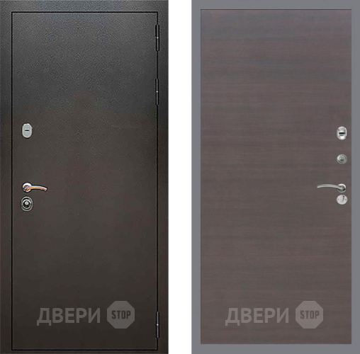 Входная металлическая Дверь Рекс (REX) 5 Серебро Антик GL венге поперечный в Домодедово
