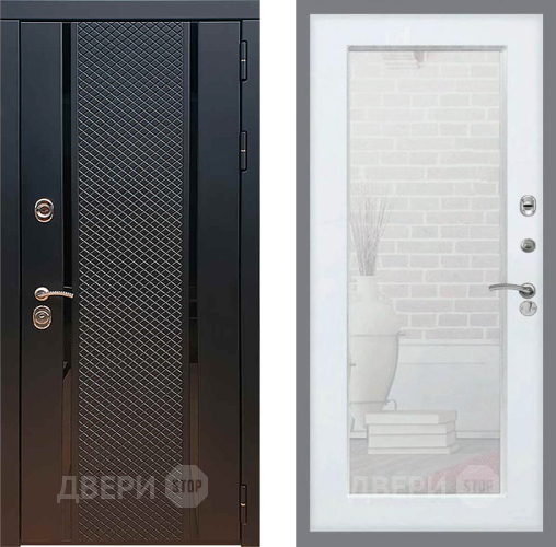 Дверь Рекс (REX) 25 Зеркало Пастораль Силк Сноу в Домодедово