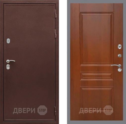 Дверь Рекс (REX) 5 металл 3 мм FL-243 Итальянский орех в Домодедово