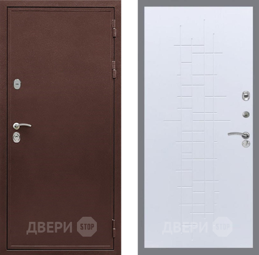 Входная металлическая Дверь Рекс (REX) 5 металл 3 мм FL-289 Белый ясень в Домодедово