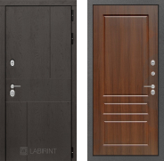 Дверь Лабиринт (LABIRINT) Urban 03 Орех бренди 860х2050 мм